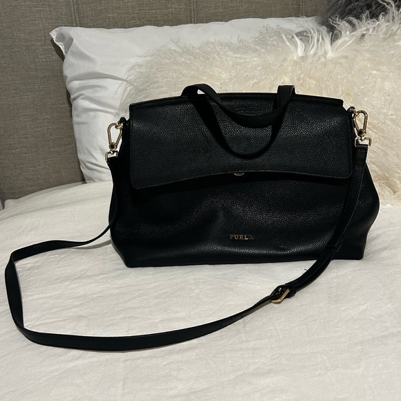 Furla Tote/Crossbody Leather Bag - Picture 1 of 5